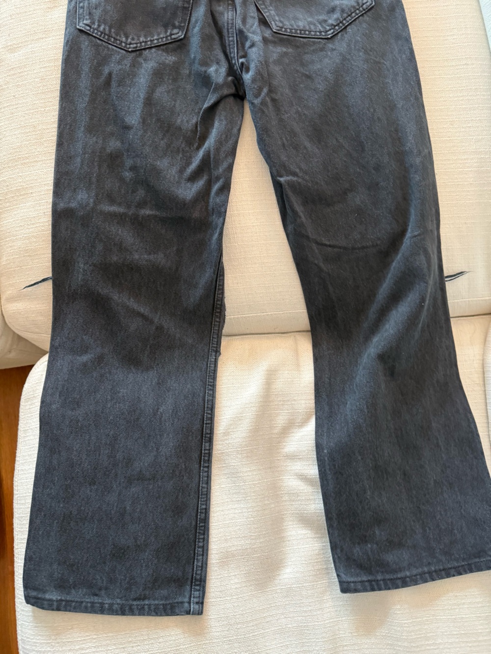Re/done Grey Ripped Jeans - Picture 8 of 10